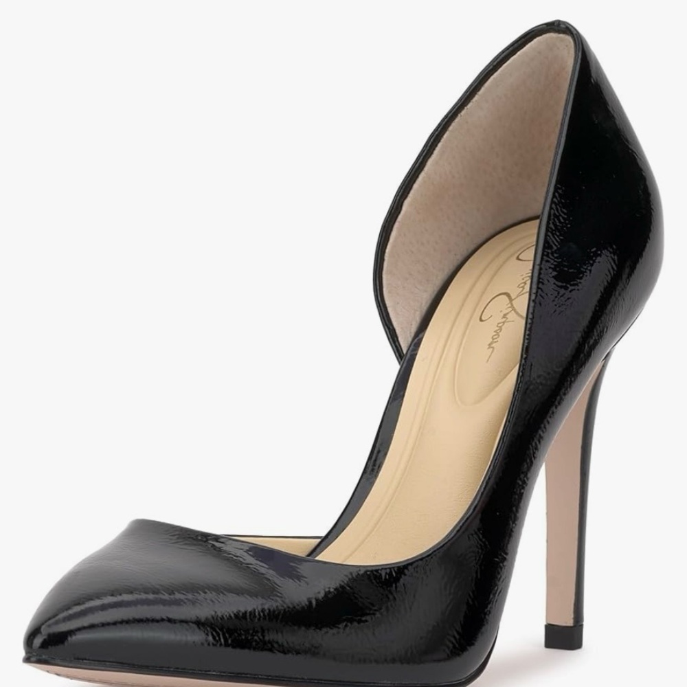 Jessica Simpson Women's Prizma D'Orsay Pump bnwob
Black patent pu
Size 9 nvr wrn
